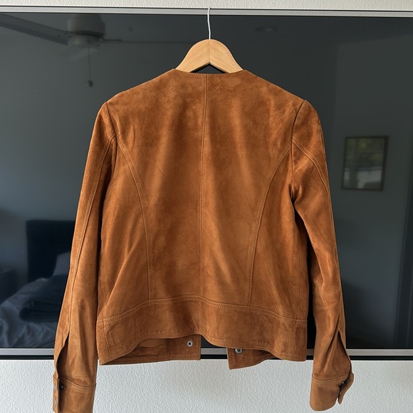 Lucky Brand Leather Jacket - Brown - Picture 6 of 6